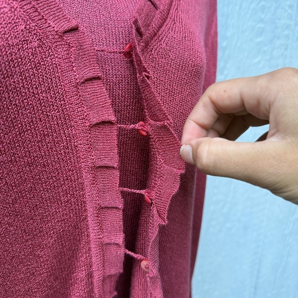 NWT Sigrid Olsen Sport Women’s Mesa Rose Knit Long Sleeve Cardigan & Top Set M - Picture 4 of 10